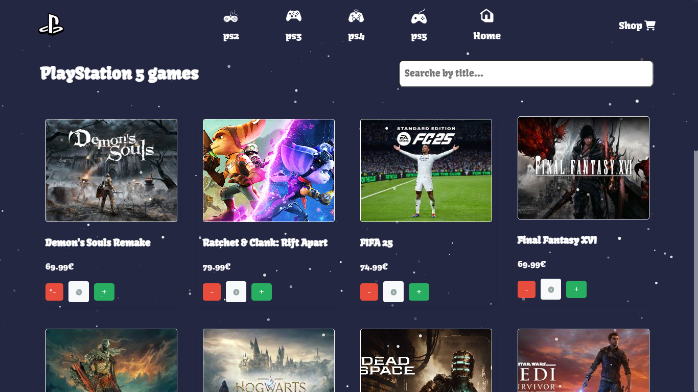 Gaming Store